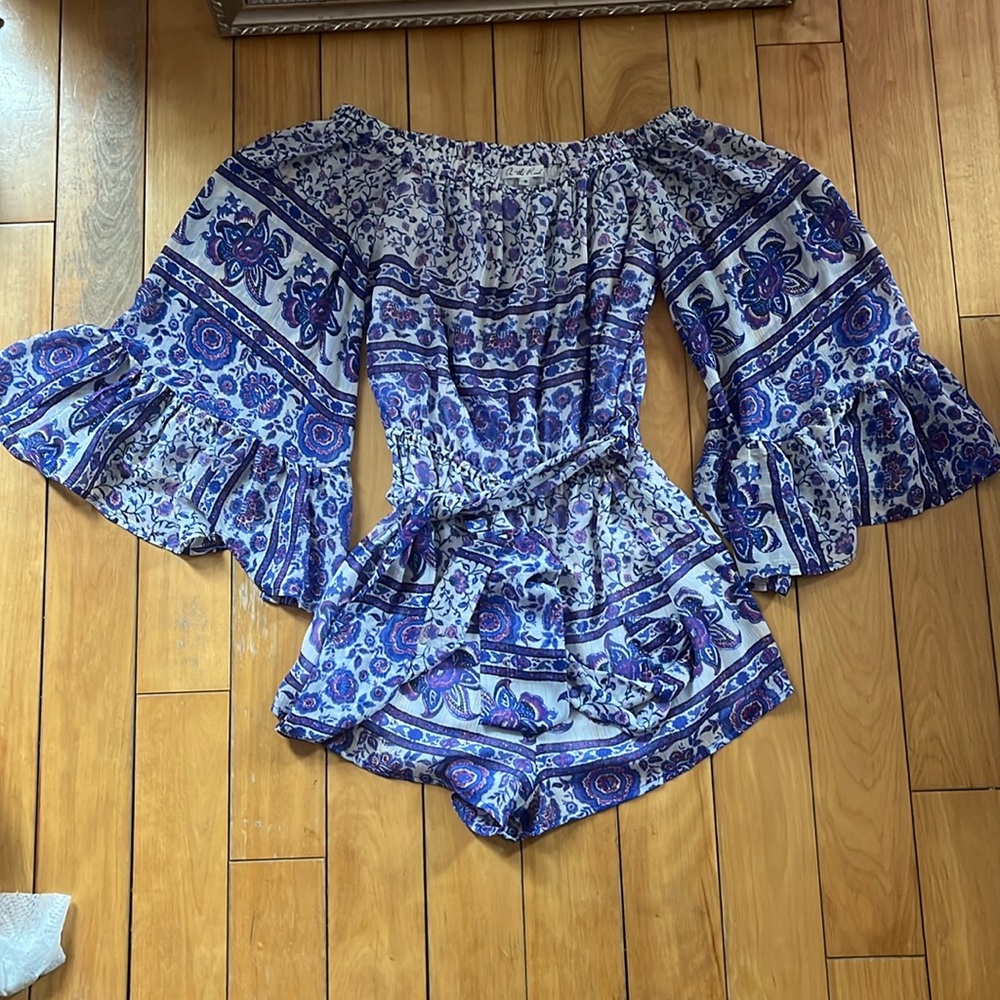 Off the shoulder romper